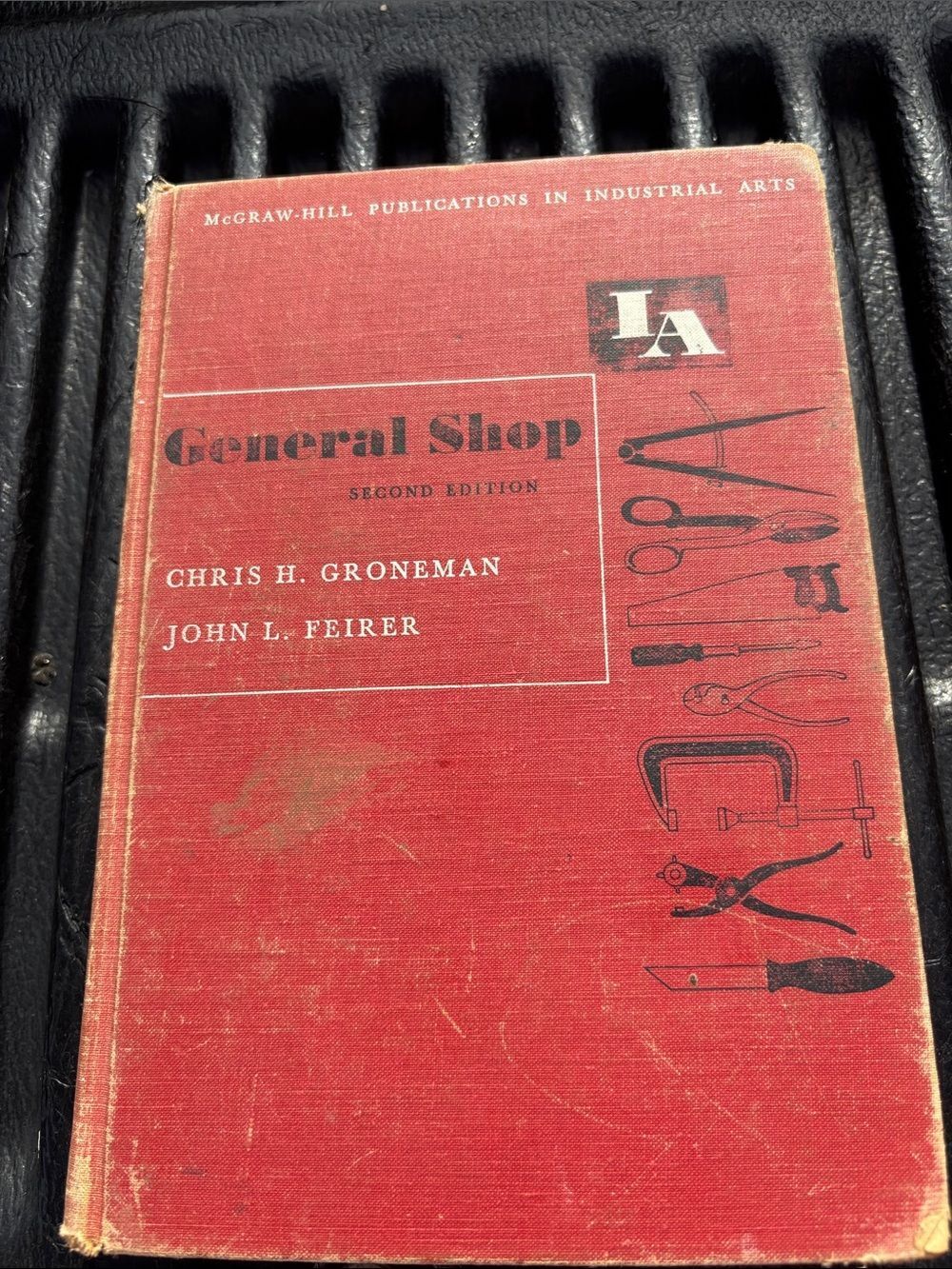 McGraw-Hill General Shop Vintage Red Textbook 1956